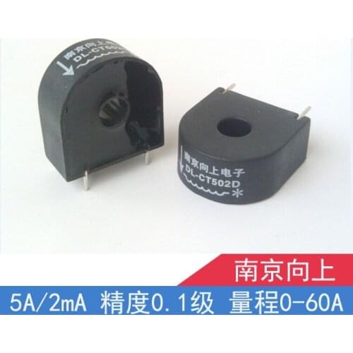 DL-CT502D high precision miniature current transformer 0.1 linear range wide 0~60A with high load capacity