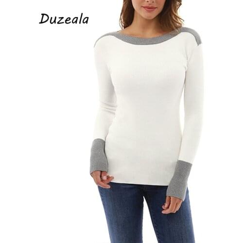 Женские футболки-поло с длинным рукавом Duzeala China At AliExpress