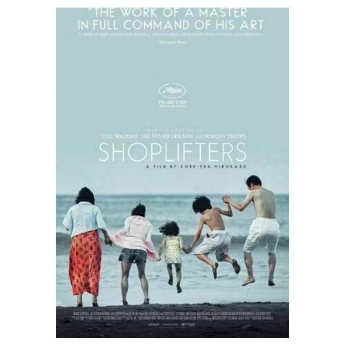 F283 Hot Shoplifters Movie Hirokazu Koreeda 2018 Film Silk Fabric Wall Poster Art Decor Sticker Bright