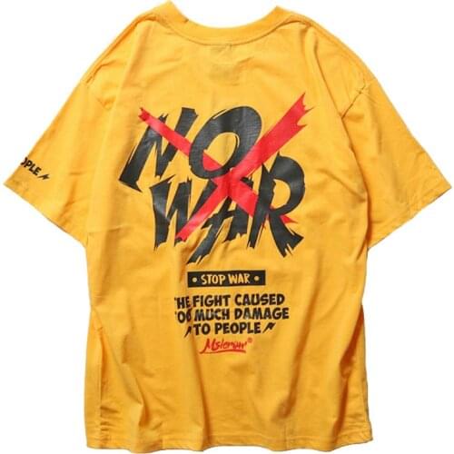 April MOMO 2021 Mens Summer Tee Shirts Short Sleeve O-neck Casual Fashion T Shirt Loose Cotton High Street Tees Streetwear