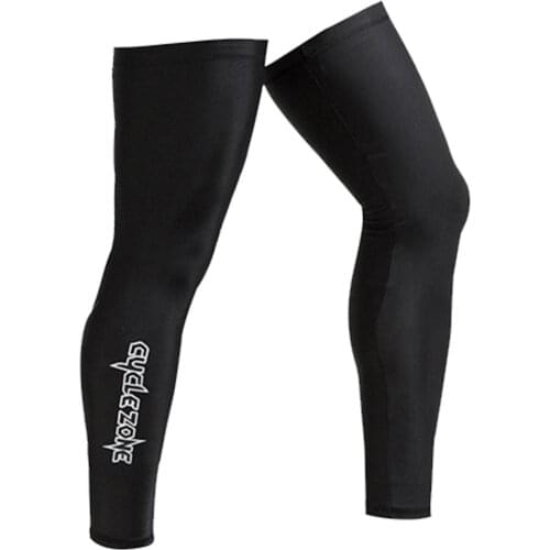 1Pair Sports Leg Sleeves Bicycle Cycling Running UV Protection Leg Warmers Elastic Leg Sleeves Compression Pad Protector for Spo