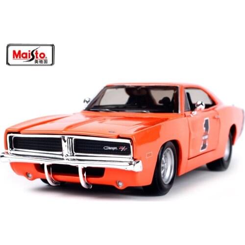Maisto 1:25 1969 DODGE CHARGER R/T Modern Muscle Involving Cars Old Car Diecast Model Car Toy New In Box Free Shipping