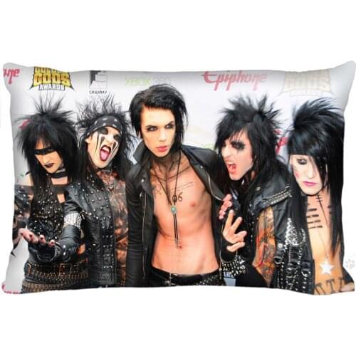 Fashion Classic Custom Zippered Rectangle black veil brides Pillow Case (Two sides) High Quality Home Textile Pillow Case