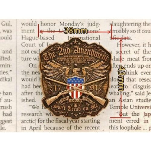 Motorcycle Biker Copper Badge Vintage Eagle Brooches For Clothes Jackets Hat DIY Retro Collar Pin Brooch High Quality