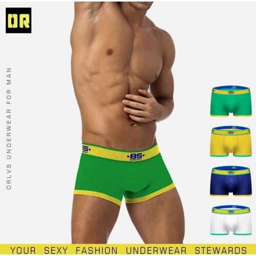 BS Brand Men Underwear Men Boxer Sexy Cotton Cuecas Comfortable Mens Boxers Shorts Gay Underwear Cotton Male Boy Underpants