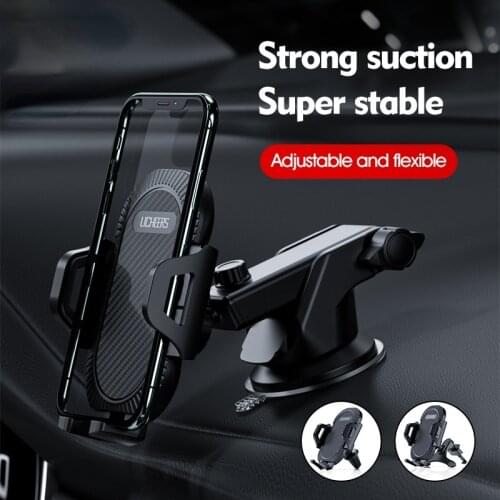 The New Car Phone Holder Mobile Phone Holder Stand In Car No Magnetic GPS Mount Support for IPhone 12 Pro Xiaomi Samsung