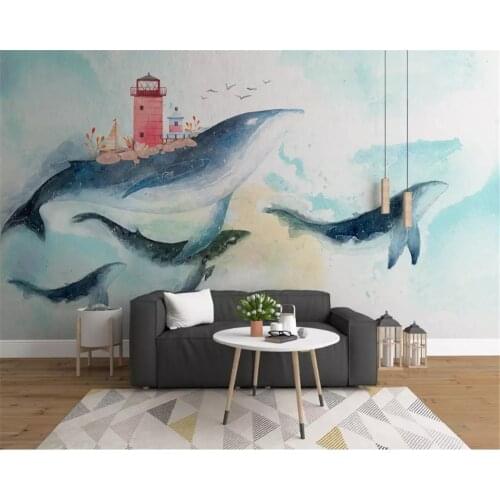 Beibehang Custom fashion personality papel de parede wallpaper stereo modern minimalist children abstract geometric background