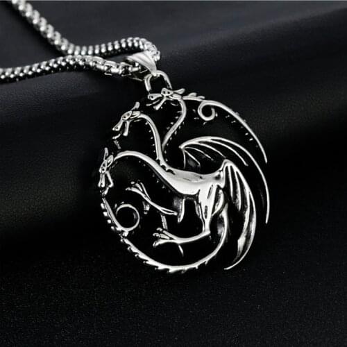 Stainless steel necklaces mens pendants round male accessories Mens necklace hip hop 2020 necklace chains jewelry on the neck