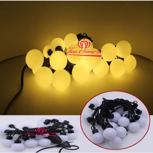 5CM Big Ball LED String Light Christmas 5M 20LEDs Fairy String Garland Lights