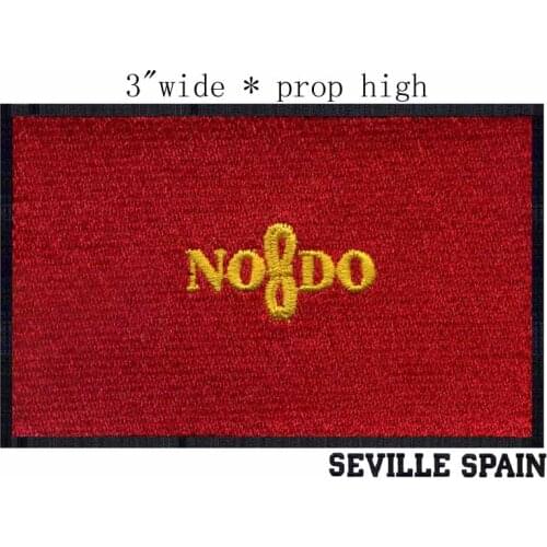 Seville, Spain Flag 3" wide embroidery patch for patch ecusson vetements/costura/handcraft for kids