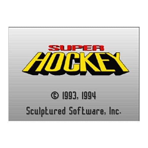 Super Hockey NTSC Version 16 Bit 46 Pin Big Gray Game Card For USA Game Players