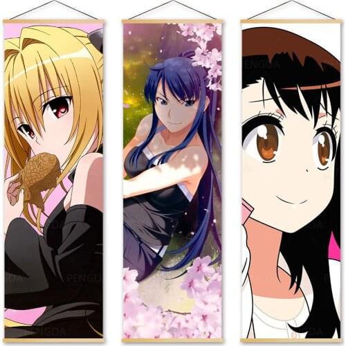 Wall Art Love Is War Hanging Painting Japan Anime Poster Canvas Print Lovely Role Picture Home Decor Scroll Bedside Background