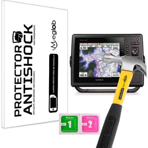 Screen protector Anti-Shock Anti-scratch Anti-Shatter compatible with Garmin GPSMAP 820(xs)