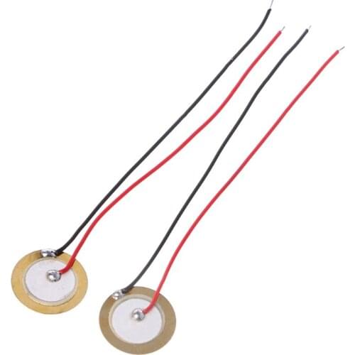 10 Pcs Piezoelectric Piezo Ceramic Wafer Plate Dia 15mm for buzzer Loudspeaker 203B