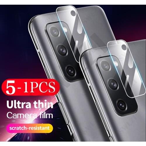 5-1Pcs Camera Lens for Samsung Galaxy s20 s21 FE ultra Film Tempered Glass s10 s10e plus lite phone screen protector