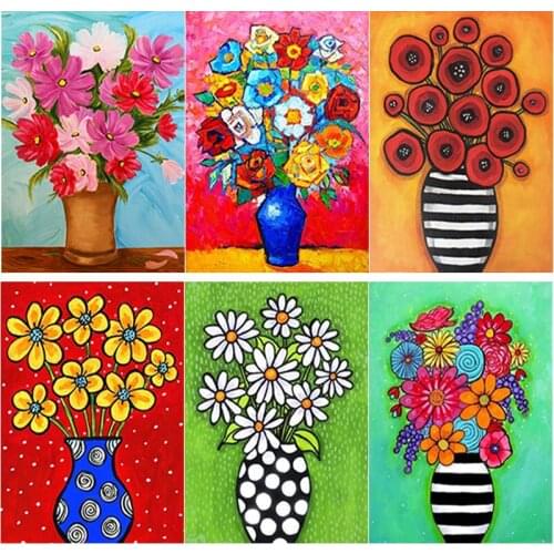 5D DIY Diamond Painting Full Square Round Drill Flower Diamond Embroidery Scenery Cross Stitch Crafts Home Decor Manual Art Gift