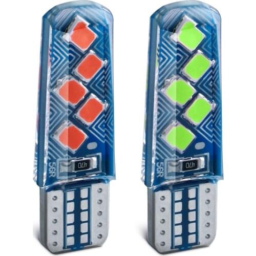 2Pcs/10Pcs CANBUS No Error Car Led Lamps 12V 6000K T10 Socket Auto Bulbs Reading Light 194 168 Clearance Light W5W Signal Lamps