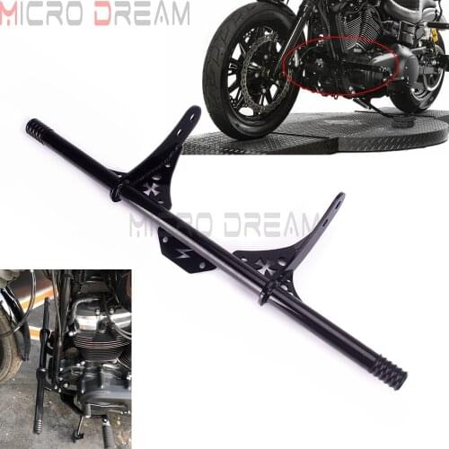 For Harley Dyna Street Bob Low Rider Glide 2003-up FXR Motorcycle Highway Peg Crash Bar Engine Guard Bumpers Falling Protection