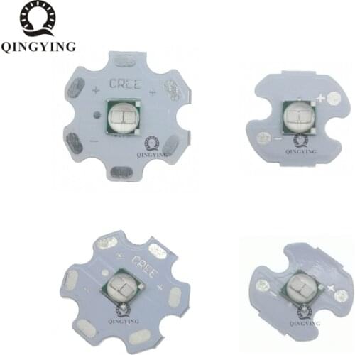 1pcs 5W UV High Power LED Light Beads Ultra Violet Purple LED Chip 395nm For Cree XML T6 Lamp Beads With Aluminum Base Plate