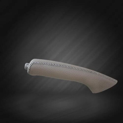 Car Hand Brake Covers Top Layer Leather Case for Toyota Corolla Handbrake Grips Cover Auto Genuine Leather Handbrake