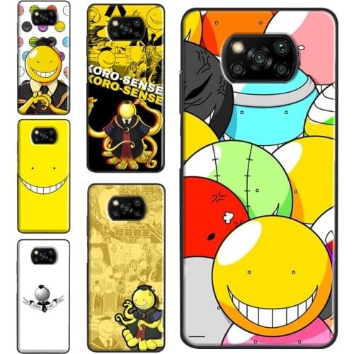 Koro Sensei Assassination Classroom For POCO M3 Pro F3 F2 X3 Pro Case For Xiaomi Mi 11 Lite Ultra 9T 10T Pro Mi Note 10 Lite