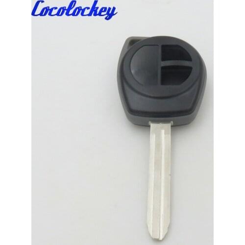 Cocolockey Remote Key Shell Fit for SUZUKI Grand Vitara Swift Liana Shell Fob 2 Button with TOY43 Blade No Logo