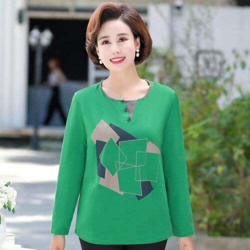 Spring Autumn Women Long Sleeve T-shirt Plus Size 5XL Casual Women Long Sleeve Tops Vintage Tshirt Women Clothing Korean Clothes