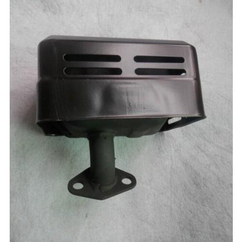 168F EXHAUST MUFFLER CHINESE 160F 170F 4 STROKE 163CC 196CC 4HP 5.5HP 6.5HP MOTORS SHIELD & MANIFOLD PIPE ASSEMBLY