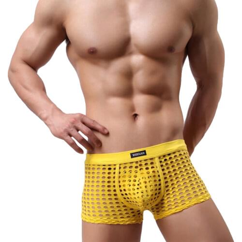 HengShunRui Men's Transparent Briefs