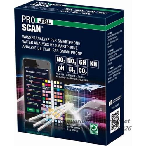 JBL Proscan Test Water Quantity Analysis and Evaluation Via App Water Test Set Aquarium Fish Tank Sea Water Test Stick Kit