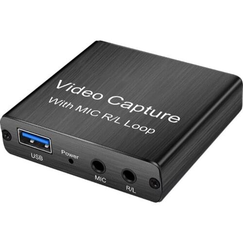 1pcs HDMI HD Video Capture Card USB Capture Card Live Broadcast Device OBS Live Recording Box 4K Capture Card