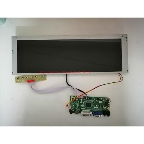 14.9" Monitor kit LTA149B780F 1280X390 LCD Screen Display HDMI+VGA+DVI LCD screen controller driver board