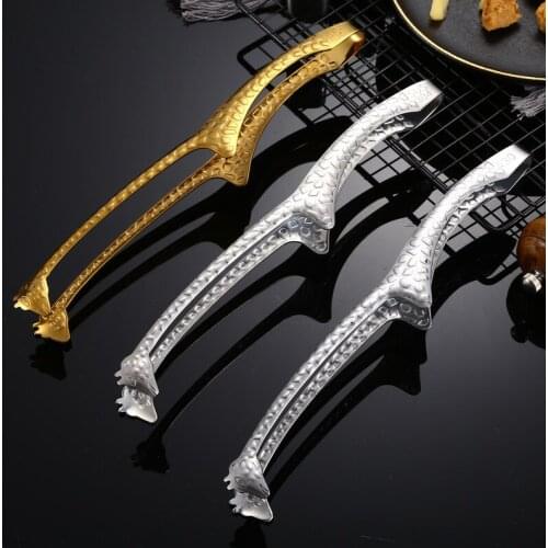 Korean Barbecue Clip 304 Stainless Steel Food Clip Buffet Steak Folder Japanese Food Folder Barbeque Accessories