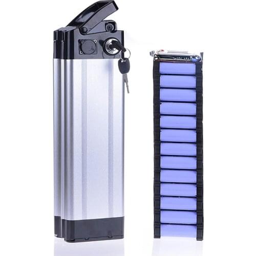 E-bike SilverFish 48v 17ah Lithium ion Silverfish Case battery 48v 17ah rechargeable lithium ion 48v 17ah bike battery 1000w
