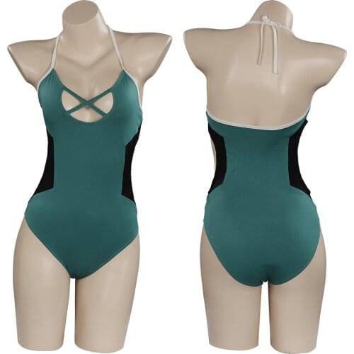 My Hero Academia Midoriya Izuku Cosplay Costume Swimwear Outfits Halloween Carnival Suit