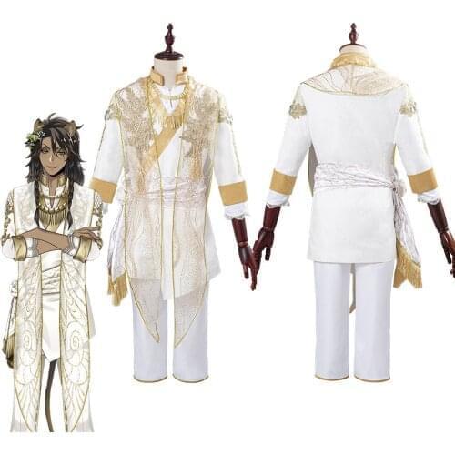 NEW Anime Cosplay Twisted Wonderland Leona Kingscholar Cosplay Costume Uniform Outfits Halloween Carnival Costumes Custom Made