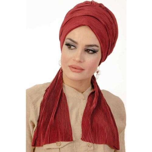 Turban bonnet solid color cotton blouse knot inner hijab caps african twist headwrap women head wraps india hat hijabs cap