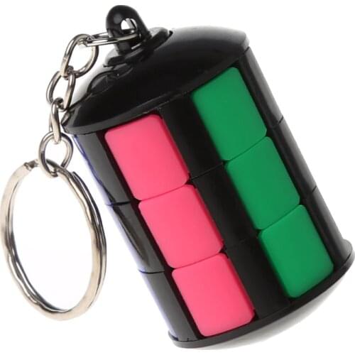 Smart Tower Blocks Pendants Puzzle Educational Toy Magic Cube Keychain