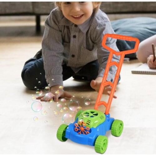 Bubble Lawn Mower Fun Electronic Bubble Blower Machine Toy Best Birthday Gifts For Boys And Girls Outdoor Toys