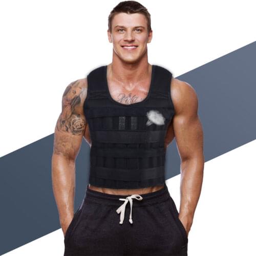 30KG Loading Weight Vest Boxing Weight Training Fitness Gym Equipment Workout Adjustable Exercise Waistcoat Jacket Sand Clothing
