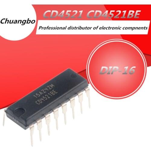 10pcs CD4521 DIP CD4521BE DIP16 New spot chip IC