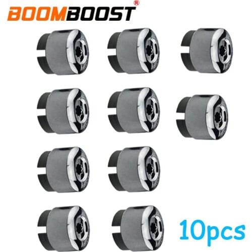 10pcs Chrome Wheel Lug Bolt Nut Cap Cover For VW Touareg 2004-2014 ABS plastic with triple chrome finish 7L6 601 173A 2ZZ