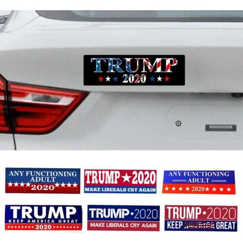 10Pcs Trump 2020 President Election Car Vehicle Window Door Decal Sticker Decor