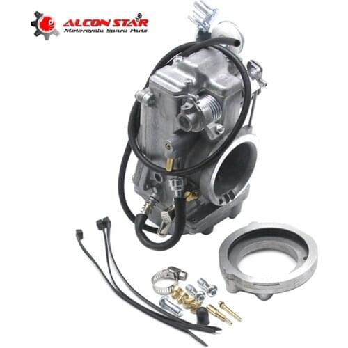 Alconstar- New Motorcycle Carburetor for Mikuni Type HSR TM42-6 42mm for Harley EVO & Twincam Models XLH883 XLH1100 XLRTT XLT