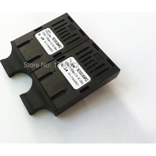 Free Shipment 10pcs/lot 10/100/1000M Dual Fiber 1x9 Optical Transceiver Module 20KM 1310nm SC 3.3/5V