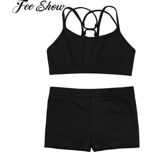 Kids Children Teens Sleeveless Ballet Dance Outfits Girls Gymnastics Leotard with Chiffon Skirt Set Ballerina Party Dancewear