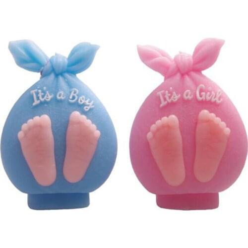 Baby Feet foot Boy girl Letter form cake silicone mold handmade-soap-mold cake decorating tools DIY baking candle mold F0607