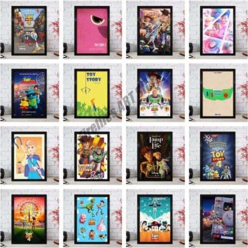 Disney Wall Art Canvas Painting Toy Story 4 Movie Posters and Prints Home Decoration Pictures for Living Nordic Room Decor