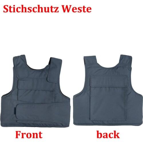 Effectively block 24 joules 3 Layer stab resistant vest soft self-defense security use schutzweste tatico anti covert stab vest