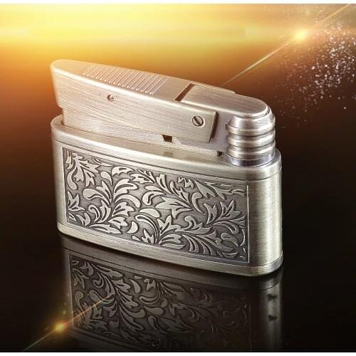 Jobon metal carven classical vintage luxury kerosene lighter without gift box